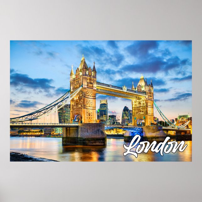 Póster Londres, Inglaterra, Reino Unido (Frente)