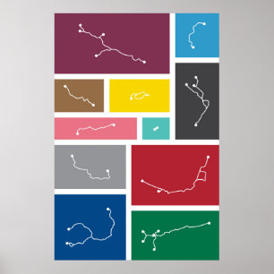 Póster Londres - Paletas de Tránsito