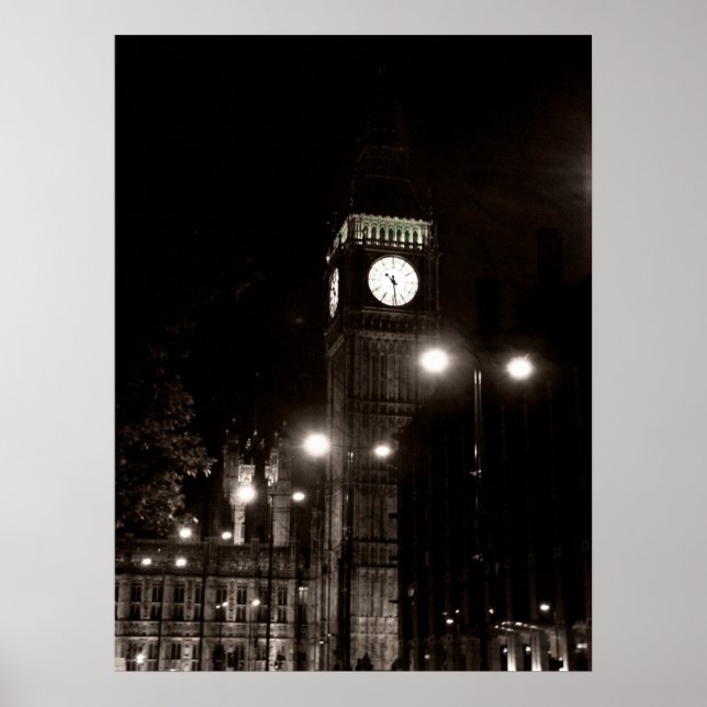 Póster Londres por noche (Frente)