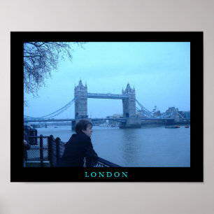 Póster Londres - puente de la torre