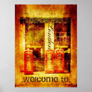 Póster Londres, recepción a