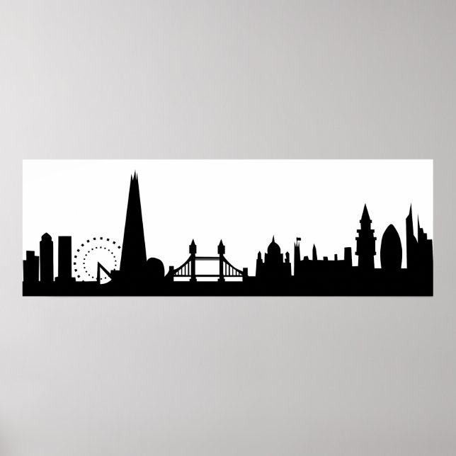 Póster londres skyline deco (Frente)