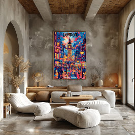 Póster Londres: The Old Smoke - Arte Contemporáneo.