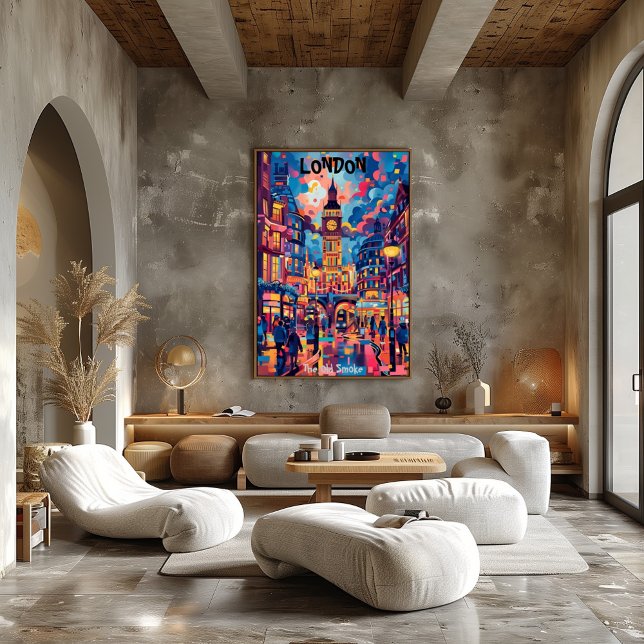 Póster Londres: The Old Smoke - Arte Contemporáneo. (Subido por el creador)