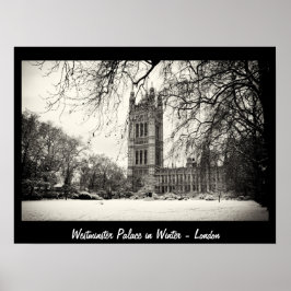 Póster Londres - Westminster en Invierno No.2 (Póster)