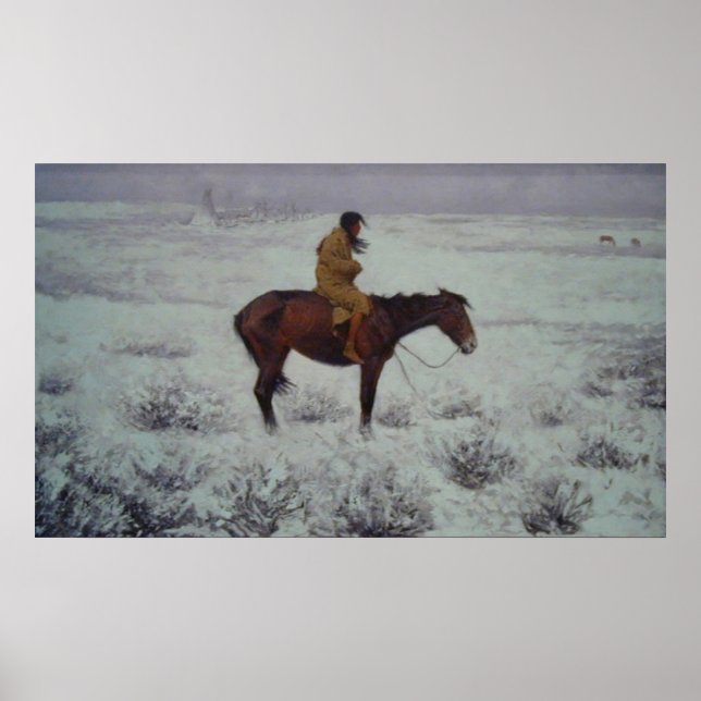 Póster Lone Cold Brave (Frente)