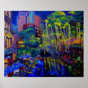 Póster Lone Star Evening Print