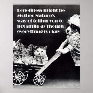 Póster Loneliness might be poster