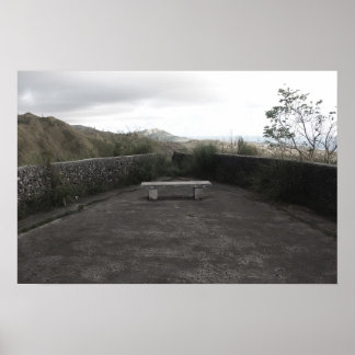 Póster Lonely Bench
