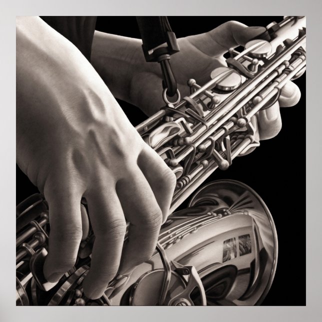 Póster Lonely Sax (Frente)