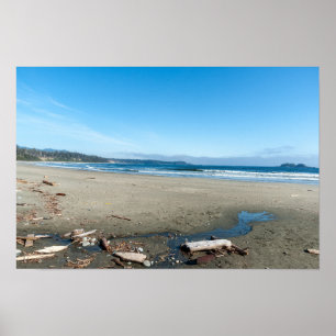 Póster Long Beach en Tofino - BC, Canadá
