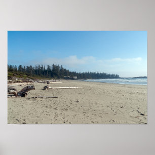 Póster Long Beach en Tofino - BC, Canadá