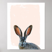 Long eared Rabbit Nursery peek a boo