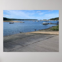 Long Island New York, puerto de primavera fría