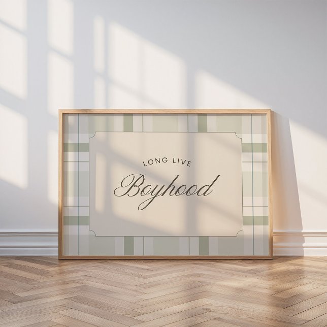 Póster Long Live Boyhood Vintage Nursery Wall Art (Subido por el creador)