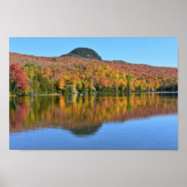 Póster Long Pond en otoño, Westmore, Vermont