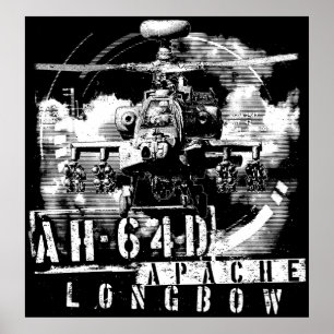 Póster Longbow Apache AH-64D