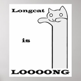 Póster Longcat es largo