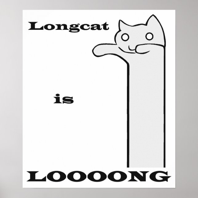 Póster Longcat es largo (Frente)