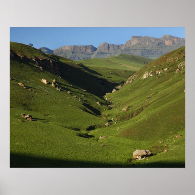 Póster Longwall, Castillo de Giant, Montañas Drakensberg, (Frente)