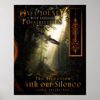 Póster Looking for Peace − The Direction for the Journey