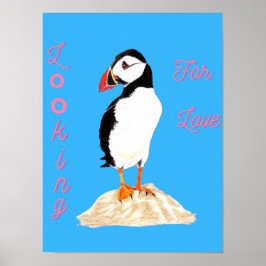 Póster Looking for some love Puffin 