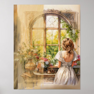 Póster Looking out my window 