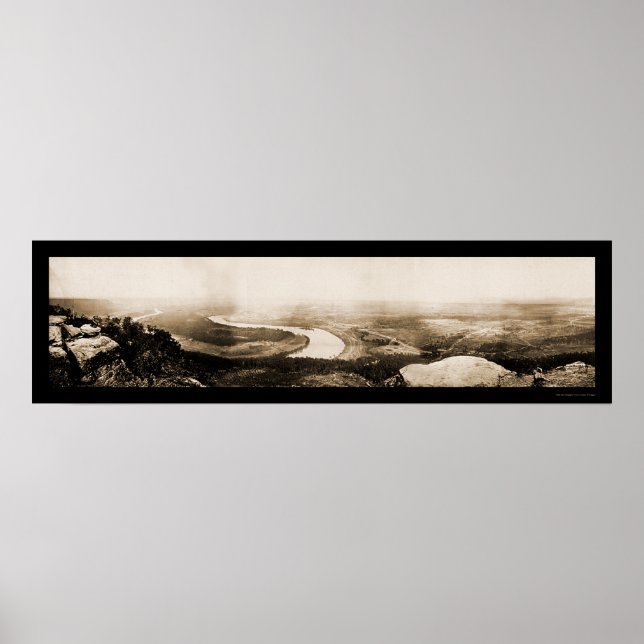 Póster Lookout Chattanooga Photo 1864 (Frente)