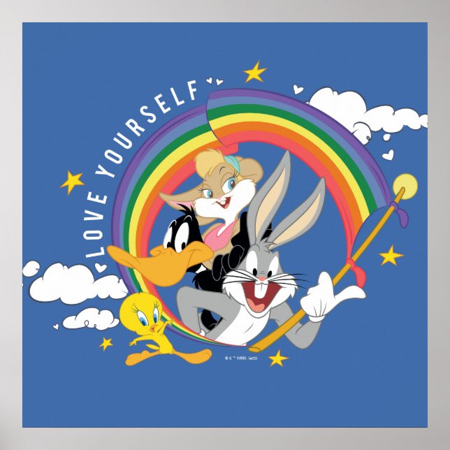 Póster LOONEY TUNES™ - Ama tu propia insignia de orgullo (Frente)