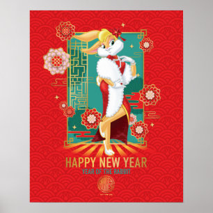 Póster LOONEY TUNES™   Año Lola del Conejo