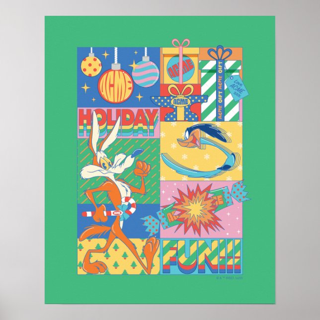 Póster LOONEY TUNES™ | Holiday Fun (Frente)