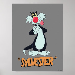 Póster LOONEY TUNES™ Risas Retro   SYLVESTER™