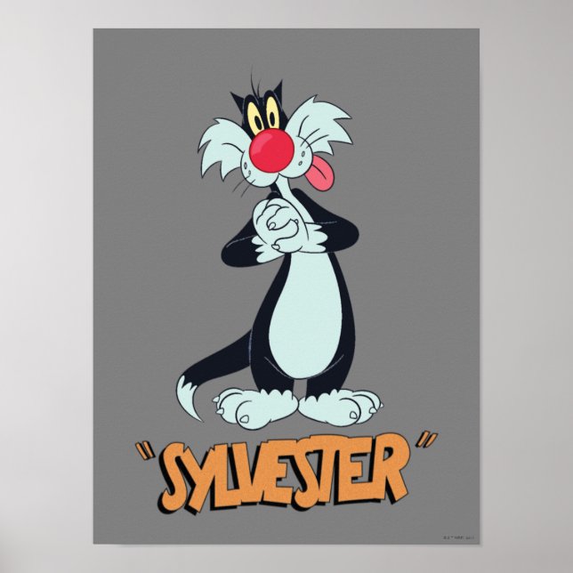 Póster LOONEY TUNES™ Risas Retro | SYLVESTER™ (Frente)