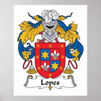 Póster Lopes Family Crest