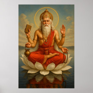 Póster Lord Brahma   El creador del universo