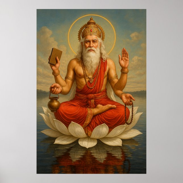 Póster Lord Brahma | El creador del universo (Frente)