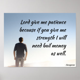 Póster Lord Dame Paciencia