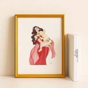 Póster lord ganesh, dios, hindú, espiritualidad,