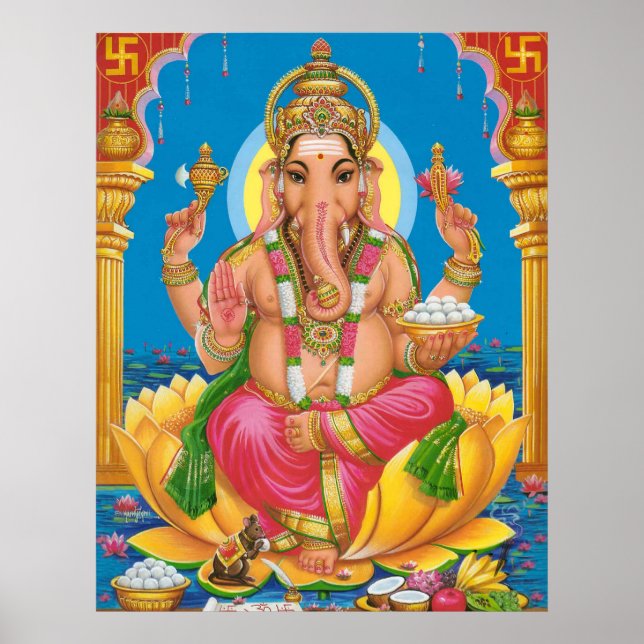 Póster Lord Ganesha (Frente)