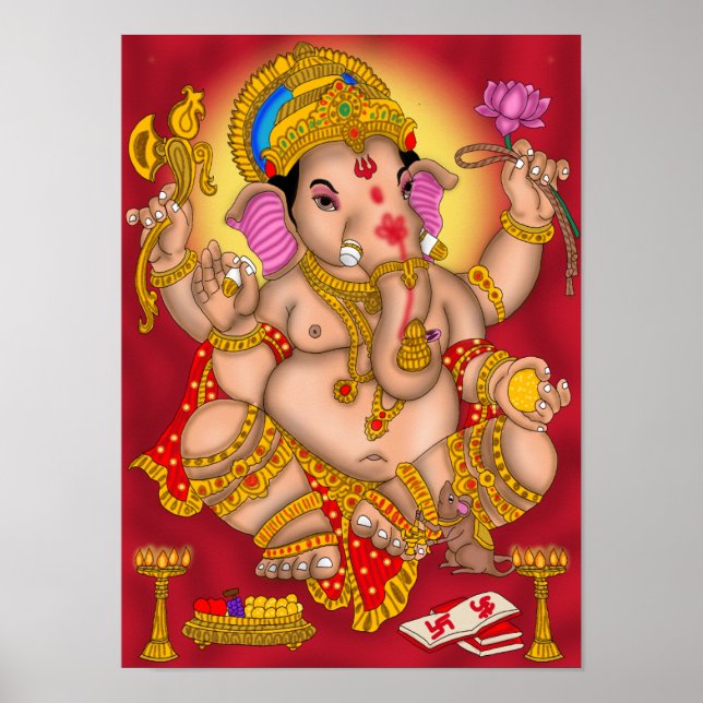 Póster \Lord Ganesha Poster (Frente)