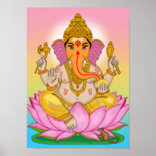 Póster Lord Ganesha Poster