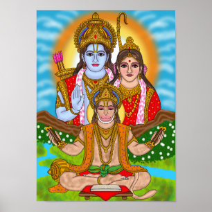 Póster Lord Hanuman Poster