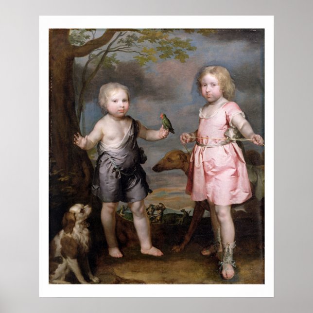 Póster Lord John Hay and Charles, Master of Yester (later (Frente)