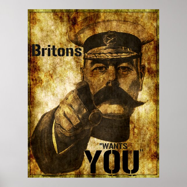 Póster Lord Kitchener, reimaginado, quiere Poster (Frente)