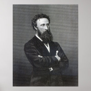 Póster Lord Lytton, engraved by Edward Stodart