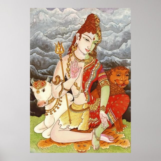 Póster lord shiva (Frente)