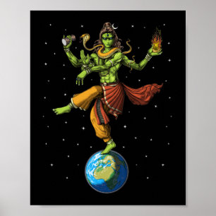 Póster Lord Shiva Alien
