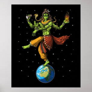 Póster Lord Shiva Alien