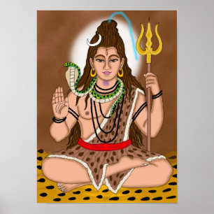 Póster Lord Shiva Poster