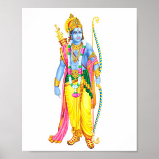 Póster lord shree rama, poster
